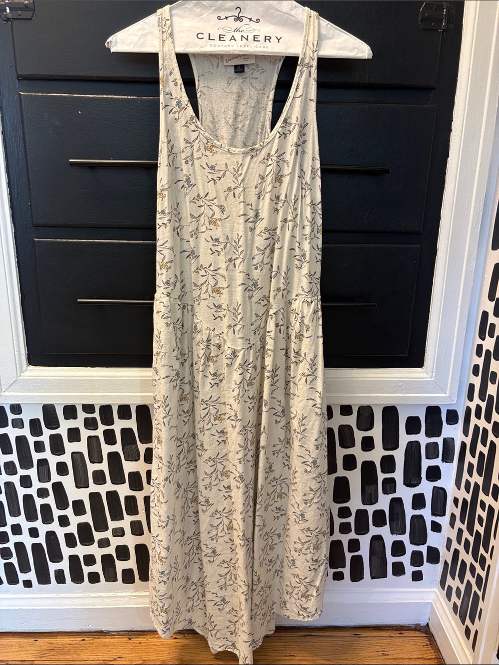 Floral Drop Waist Midi Dress